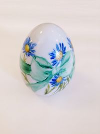 Close-up of food over white background