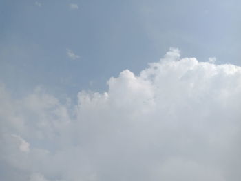 Low angle view of clouds in sky