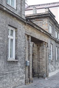 Low angle view of old building