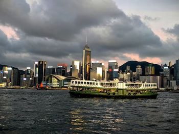 View of city at waterfront