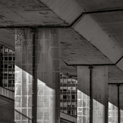 Interior of abandoned building