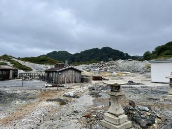 Built structures against sky