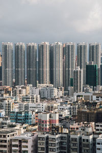 Modern cityscape against sky