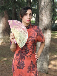 Portrait of a beautiful young woman