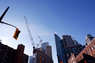 Construction boom in downtown toronto.