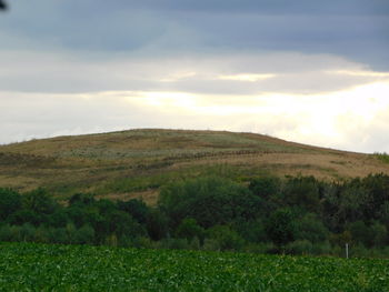 Scenic view of landscape against sky