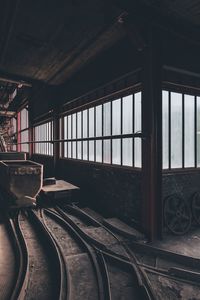 Interior of abandoned building