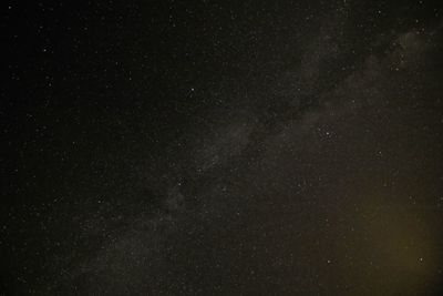 Low angle view of stars in sky