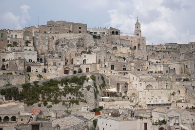 Panoramic view of matera, italy