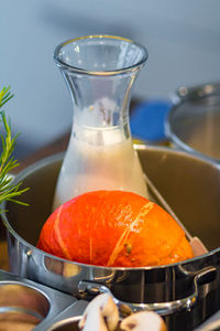 Close-up of drink in glass