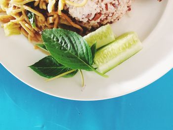 Close-up of food in plate