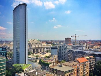 View of cityscape against sky
