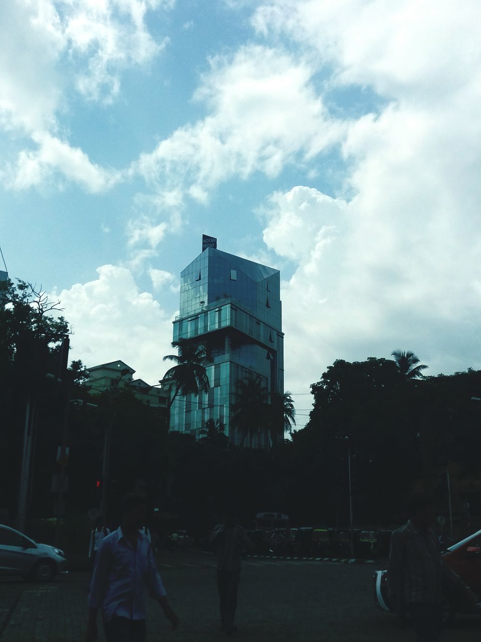 MODERN BUILDINGS AGAINST SKY