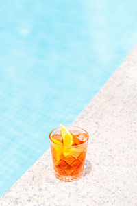 Close-up of drink on table