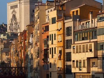 Full frame shot of residential buildings