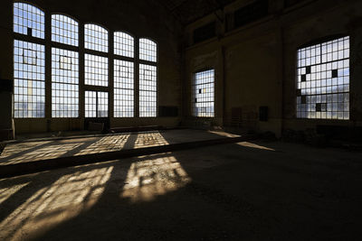 Interior of abandoned building