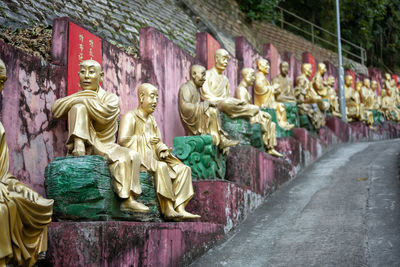 Statues at temple