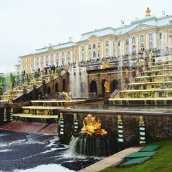 Fountain in city