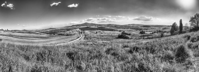 Panoramic view of landscape against sky