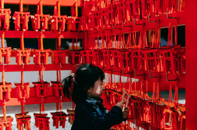 Portrait of young woman