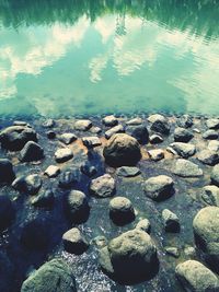 View of calm lake