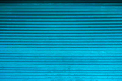 Full frame shot of blue shutter