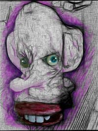 Close-up of painting on wall