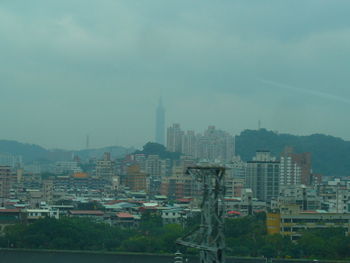 View of cityscape against sky