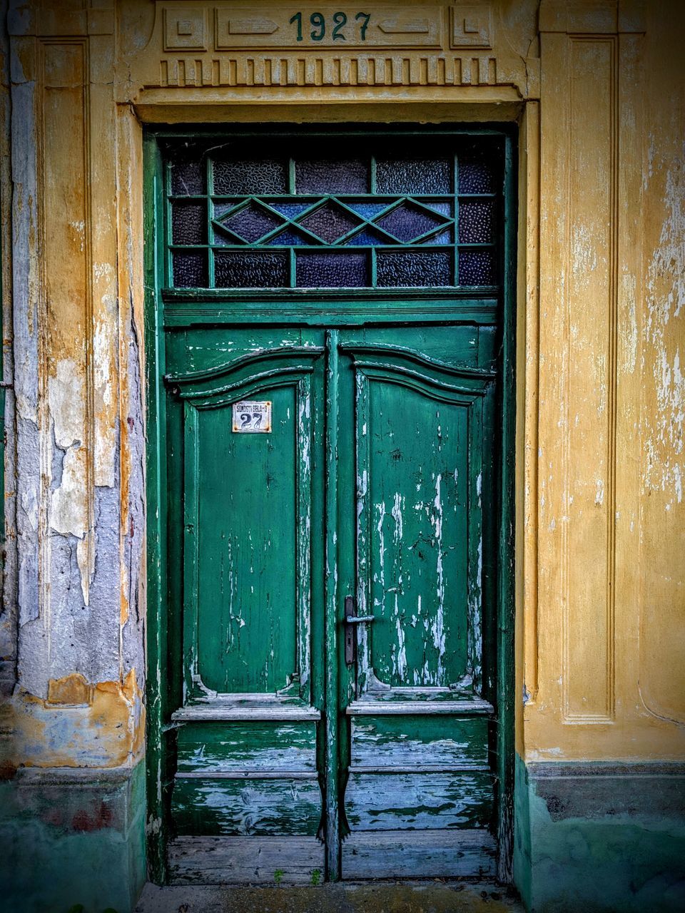 entrance, door, architecture, security, built structure, building exterior, closed, building, protection, old, safety, no people, house, wood - material, weathered, day, abandoned, damaged, front door, run-down, outdoors, deterioration, ruined