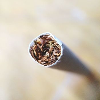 Close-up of cigarette