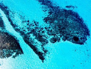 High angle view of swimming pool