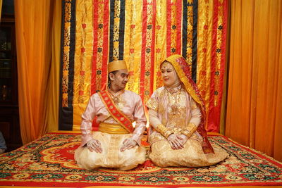 Barodak is a traditional event before a wedding reception on the island of sumbawa, indonesia