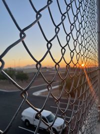 Full frame shot of chainlink fence