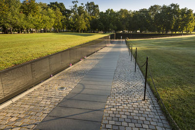 Footpath in park