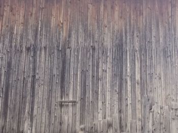 Full frame shot of wooden wall