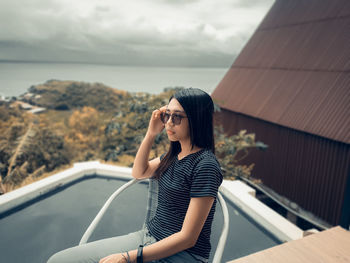 Outside the room, radika paradise hotel, gunungkidul, yogyakarta