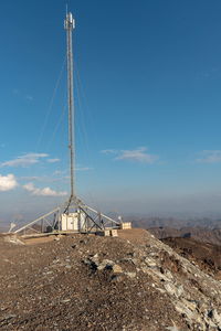 United arab emirates mountains view form wadi al qor to buraq dam highest place around 800 meters