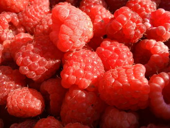 Full frame shot of strawberries