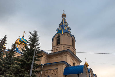 Low angle view of building against sky