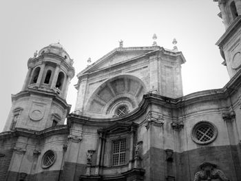 Low angle view of historical building