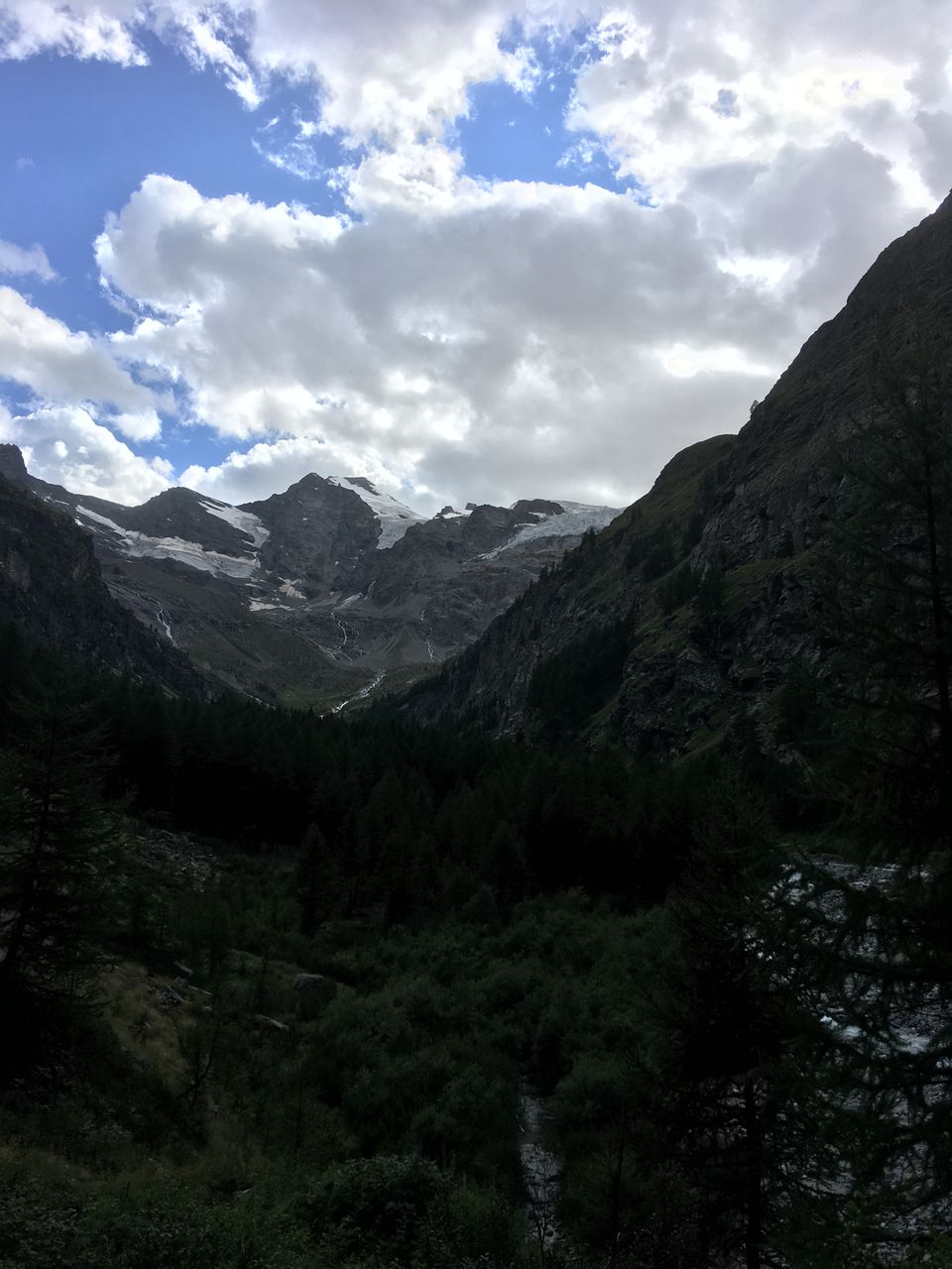 SCENIC VIEW OF MOUNTAINS AND VALLEY