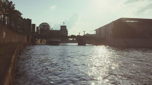 River with buildings in background