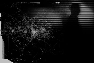 Close-up of illuminated lights