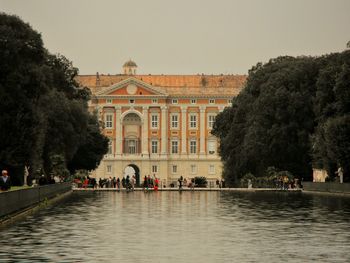 Group of people in front of building