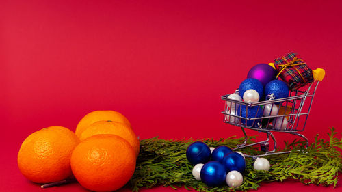 Various fruits in basket