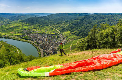 Scenic view of landscape against sky