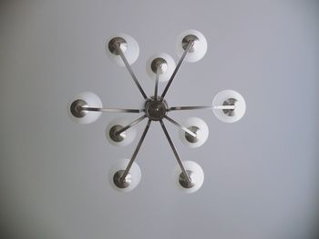Close-up view of electric lamp