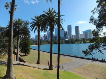 River with buildings in background