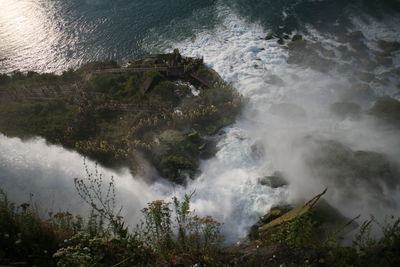 High angle view of niagara falls