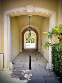 Corridor of building